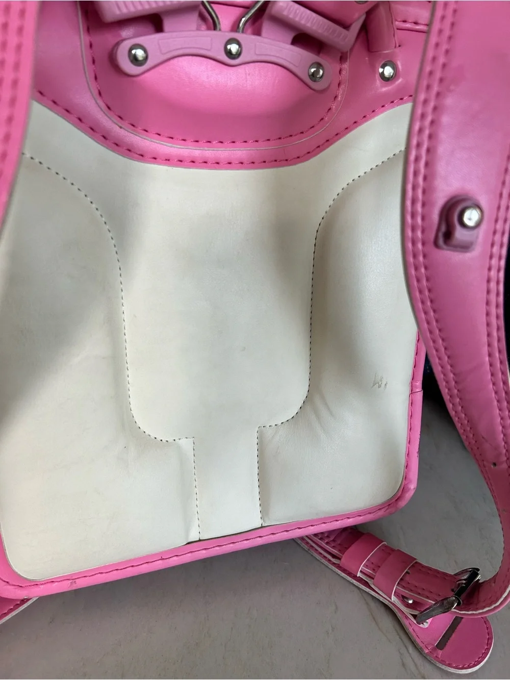 Japanese Randoseru Backpack Pink Kawaii School Bag Heart Accent Harajuku